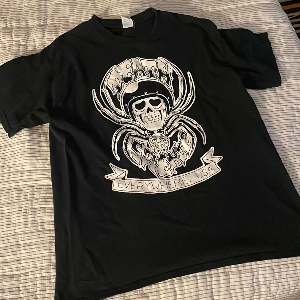 Death Science chopper tee size large